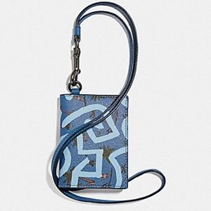 Coach x Kieth Haring Lanyard ID Card Case